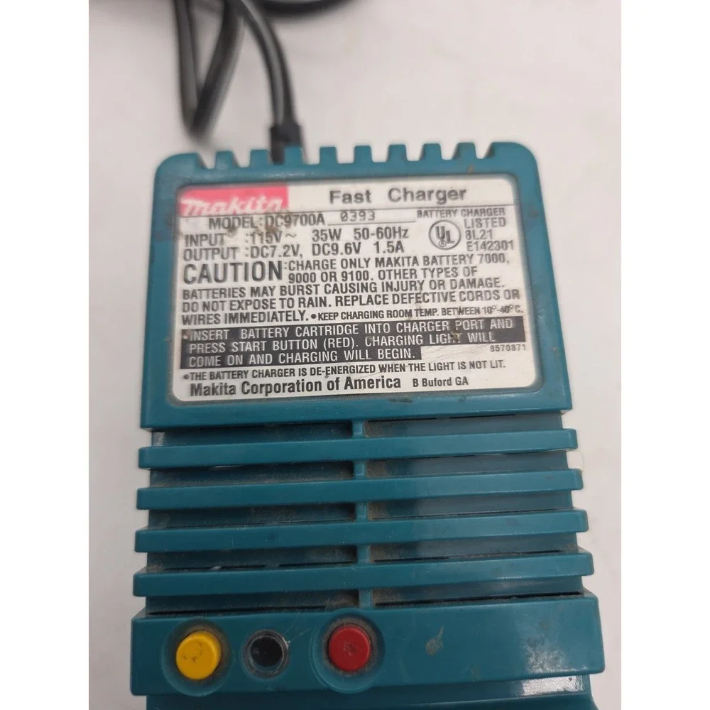 Battery Charger For Makita Battery 7000, 9000, 9100 Only, Model#DC9700A,USA